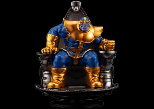 Kotobukiya Marvel Thanos On Space Throne Fine Art Figure Gold