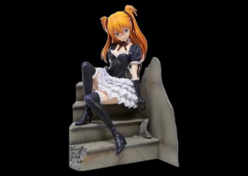 Kotobukiya Neon Genesis Evangelion Asuka Sohryu Langley Gothic And Lolita Costume Version Figure Orange