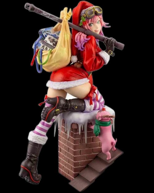Kotobukiya Plastic Angels Anje Come Down The Chimney Bishoujo Statue Red