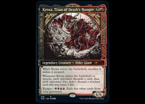 Kroxa, Titan of Death's Hunger Secret Lair Drop Series Mythic #225 (Ungraded)