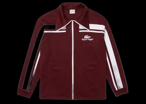 Lacoste x Ricky Regal Contrast Striped Piqué Zip Jacket Sirius