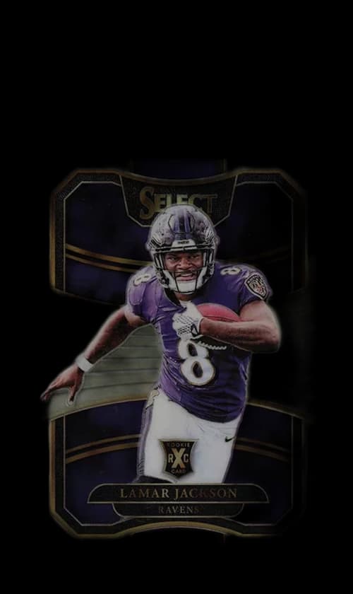 Lamar Jackson 2017 Panini Select 18 NFL Draft XRC Rookie Silver #305 (PSA or BGS Graded)