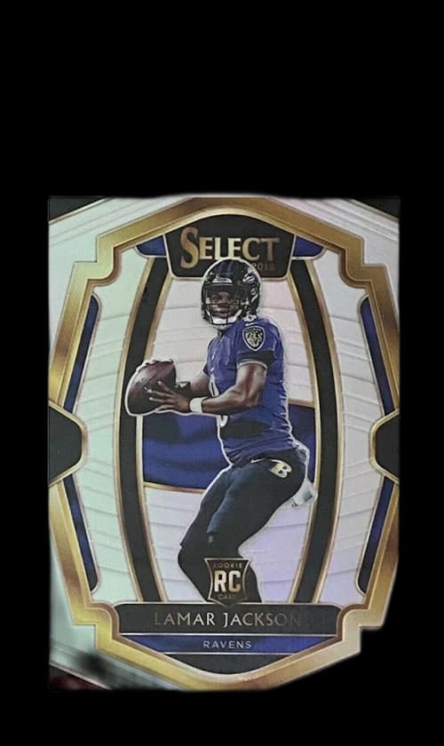 Lamar Jackson 2018 Panini Select Premier Level Rookie Silver #149 (PSA or BGS Graded)
