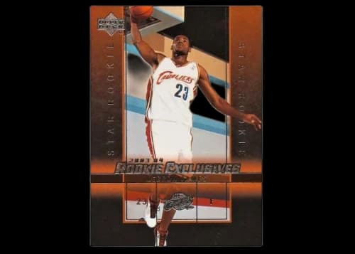 LeBron James 2003 Upper Deck Rookie Exclusivdes Rookie #1 (Ungraded)