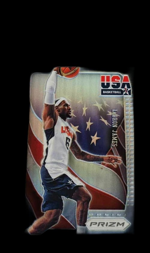 LeBron James 2012 Panini Prizm USA Basketball Silver #3 (PSA or BGS Graded)