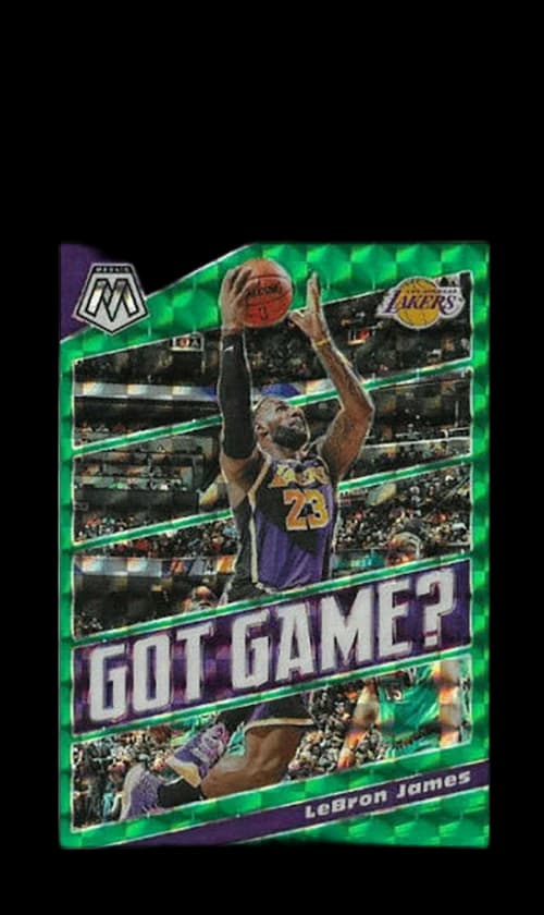 LeBron James 2019 Panini Mosaic Got Game? Green #7 (PSA or BGS Graded)