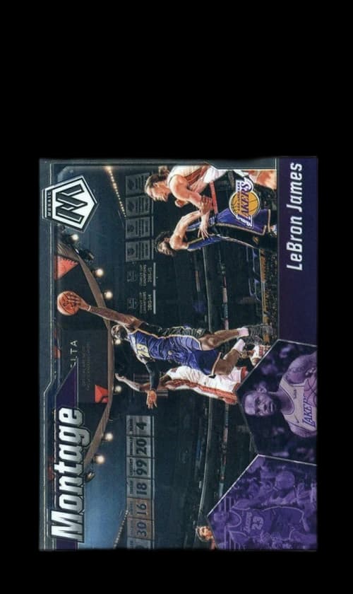 LeBron James 2019 Panini Mosaic Montage #10 (PSA or BGS Graded)