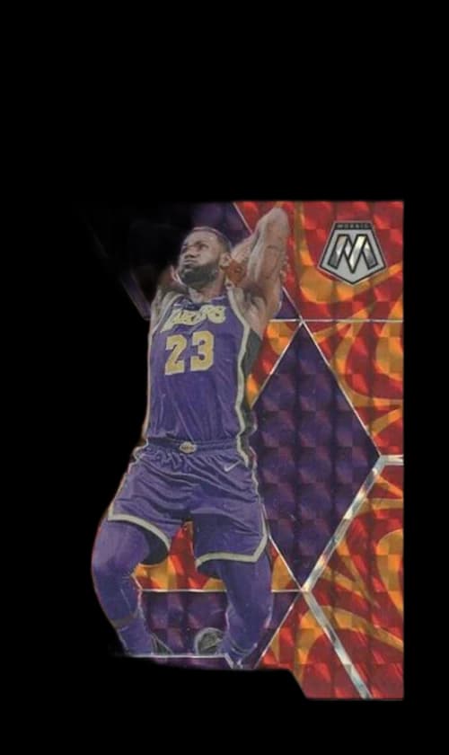 LeBron James 2019 Panini Mosaic Reactive Orange #8 (PSA or BGS Graded)