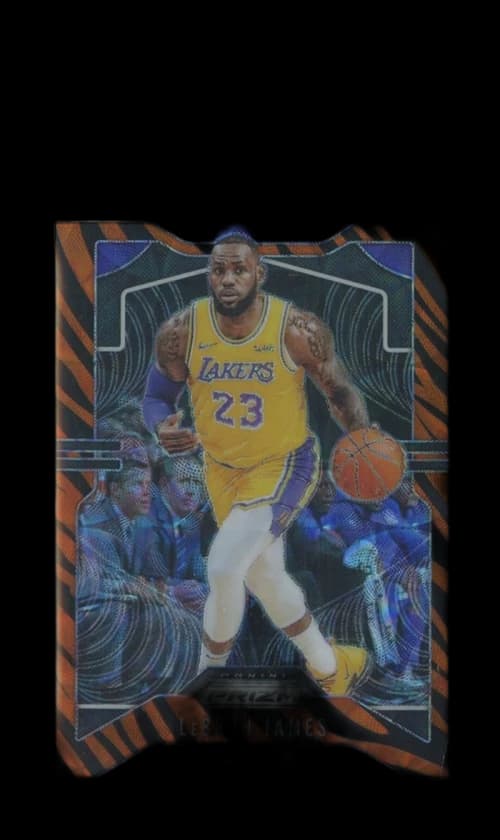 LeBron James 2019 Panini Prizm Choice Tiger Stripe #129 (PSA or BGS Graded)