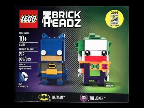 LEGO Brick Headz Batman & The Joker SDCC 2016 Exclusive Set 41491