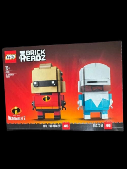 LEGO Brick Headz Disney/Pixar Incredibles 2 Mr. Incredible & Frozone Set 41613