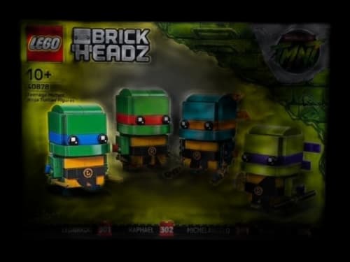 LEGO Brick Headz Teenage Mutant Ninja Turtles Figures Set 40878