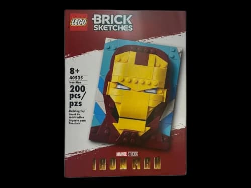 LEGO Brick Sketches Marvel Studios Iron Man Set 40535