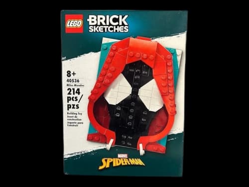 LEGO Brick Sketches Marvel Studios Miles Morales Set 40536