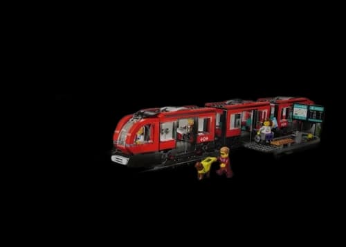 LEGO City Downtown Streetcar and Station Set 60423