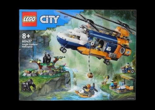 LEGO City Jungle Explorer Helicopter at Base Camp Set 60437