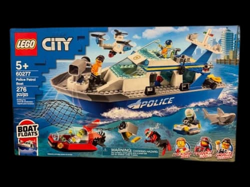 LEGO City Police Patrol Boat Set 60277