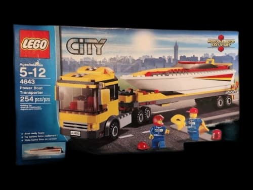 LEGO City Power Boat Transporter Set 4643