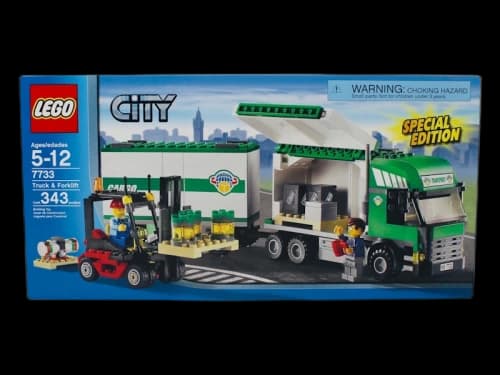 LEGO City Truck & Forklift Set 7733