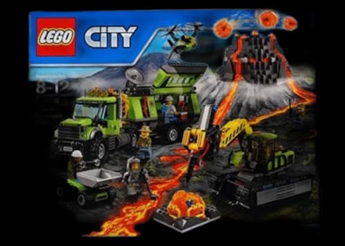 LEGO City Volcano Exploration Base Set 60124