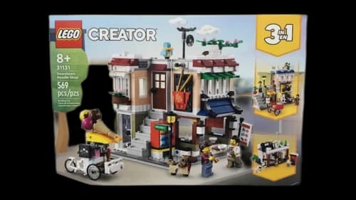 LEGO Creator 3 in 1 Downtown Noodle Shop Set 31131