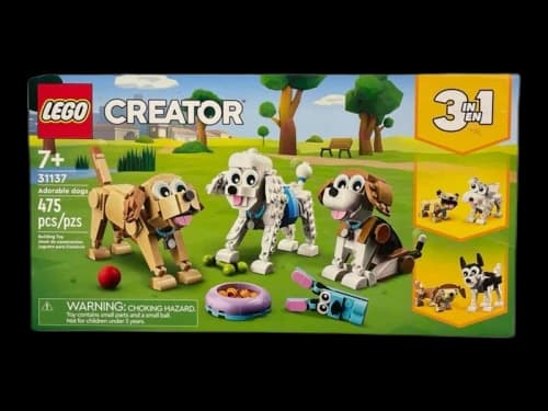 LEGO Creator 3in1 Adorable Dogs Set 31137