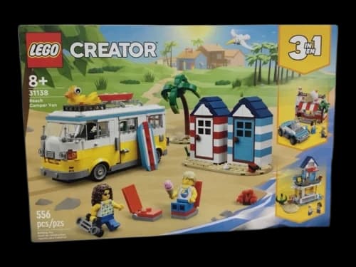 LEGO Creator 3in1 Beach Camper Van Set 31138