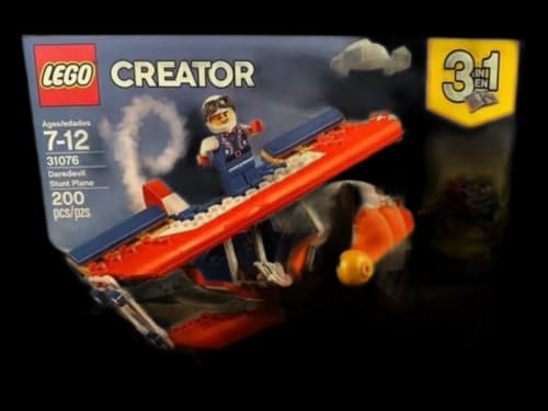 LEGO Creator 3in1 Daredevil Stunt Plane Set 31076