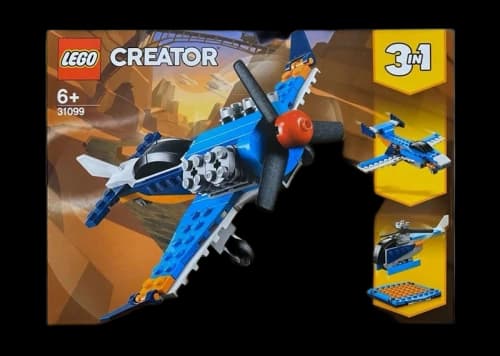 LEGO Creator 3in1 Propeller Plane Set 31099