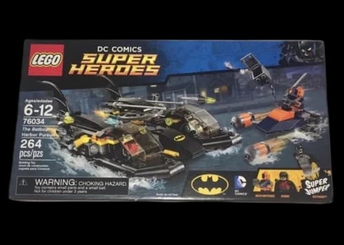 LEGO DC Comics Super Heroes Batboat Harbour Pursuit Set 76034