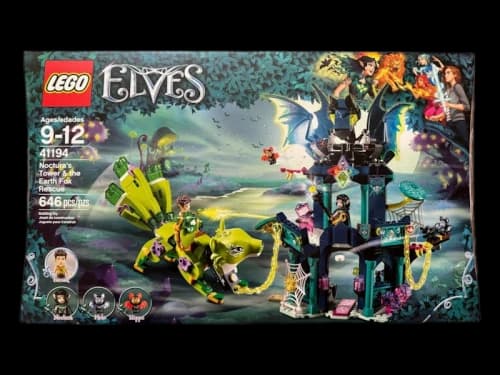 LEGO Elves Noctura's Tower & the Earth Fox Rescue Set 41194