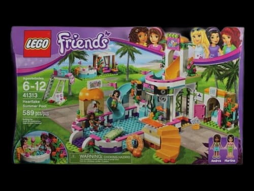 LEGO Friends Heatlake Summer Pool Set 41313