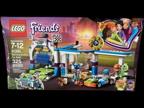 LEGO Friends Spinning Brushes Car Wash Set 41350