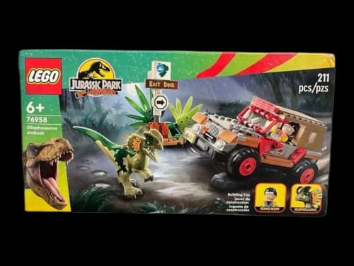 LEGO Jurassic Park 10th Anniversary Dilophosaurus Ambush Set 76958