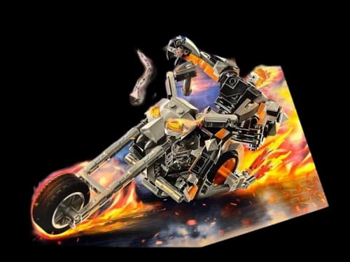 LEGO Marvel Ghost Rider Mech & Bike Set 76245