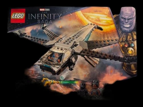 LEGO Marvel Infinity Saga Black Panter Dragon Flyer Set 76186