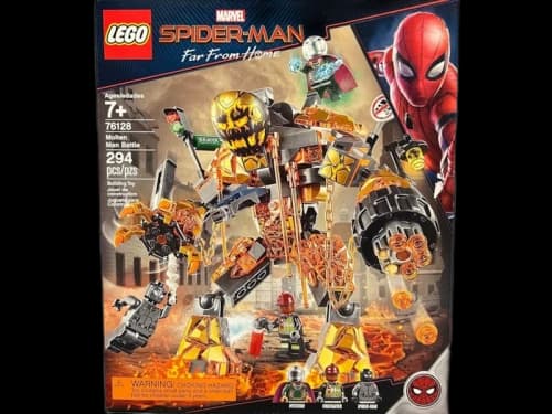 LEGO Marvel Spider-Man Far From Home Molten Man Battle Set 76128