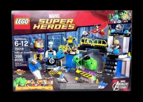 LEGO Marvel Super Heroes Avengers: Hulk Lab Smash Set 76018