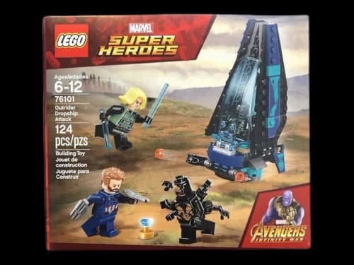 LEGO Marvel Super Heroes Avengers Infinity War Outrider Dropship Attack Set 76101