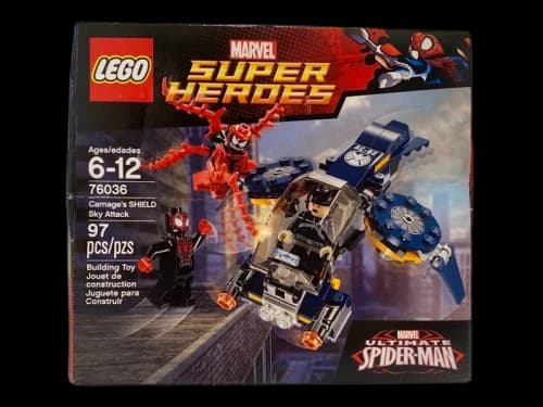 LEGO Marvel Super Heroes Carnage's SHIELD Sky Attack Set 76036