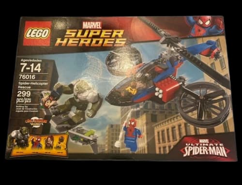 LEGO Marvel Super Heroes Spider-Helicopter Rescue Set 76016