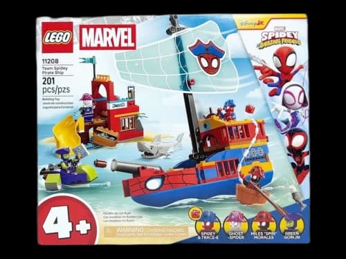 LEGO Marvel Team Spidey Pirate Ship Set 11208