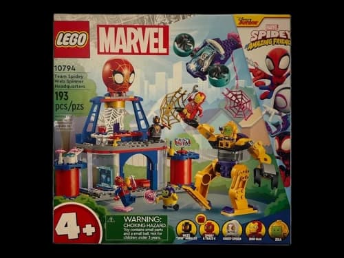 LEGO Marvel Team Spidey Web Spinner Headquarters Set 10794