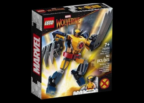 LEGO Marvel Wolverine- Wolverine Mech Armor Set 76202 Yellow