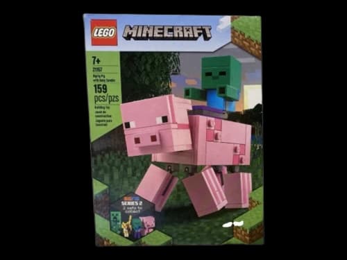 LEGO Minecraft Pig BigFig and Baby Zombie Character Set 21157