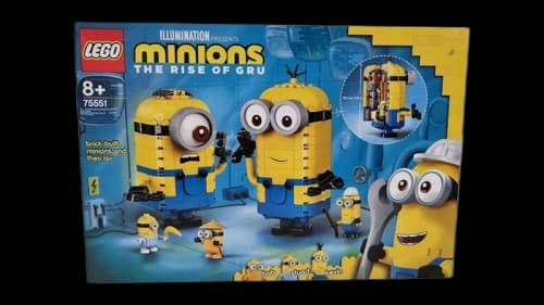 LEGO Minions The Rise of Gru Brick-built Minions and their Lair Set 75551