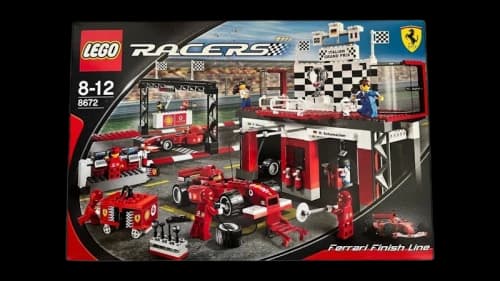 LEGO Racers Ferrari Finish Line Set 8672