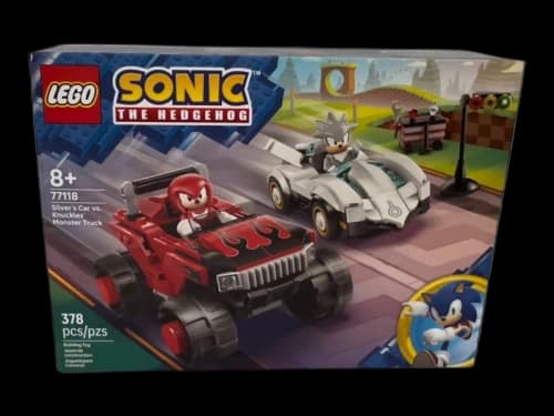 LEGO Sonic the Hedgehog Silver's Car vs. Knuckles' Monster Truck Set 77118