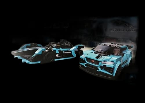LEGO Speed Champions Formula E Panasonic Jaguar Racing GEN2 Car & Jaguar I-PACE eTROPHY Set 76898