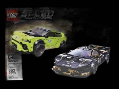 LEGO Speed Champions Lamborghini Urus ST-X & Lamborghini Huracán Super Trofeo EVO Set 76899
